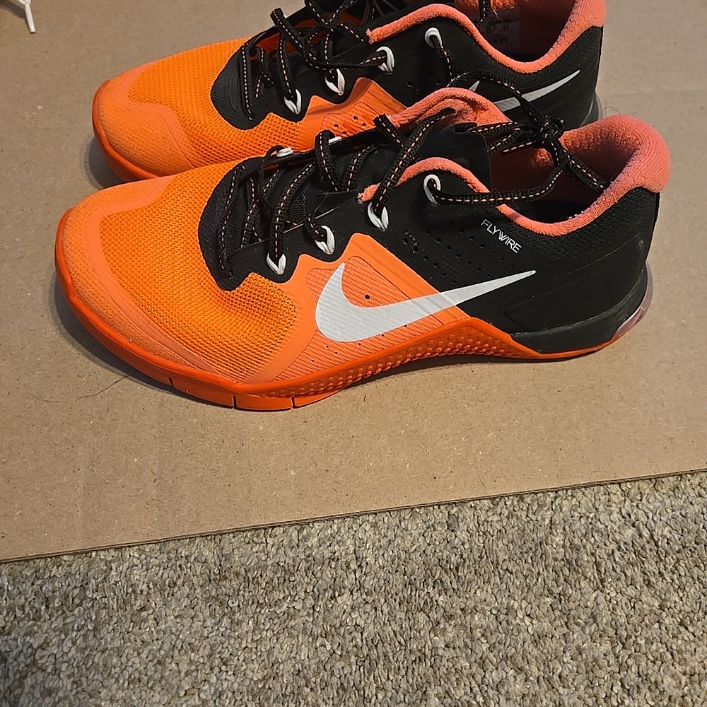 Nike Athletic Shoes in Orange and Black
